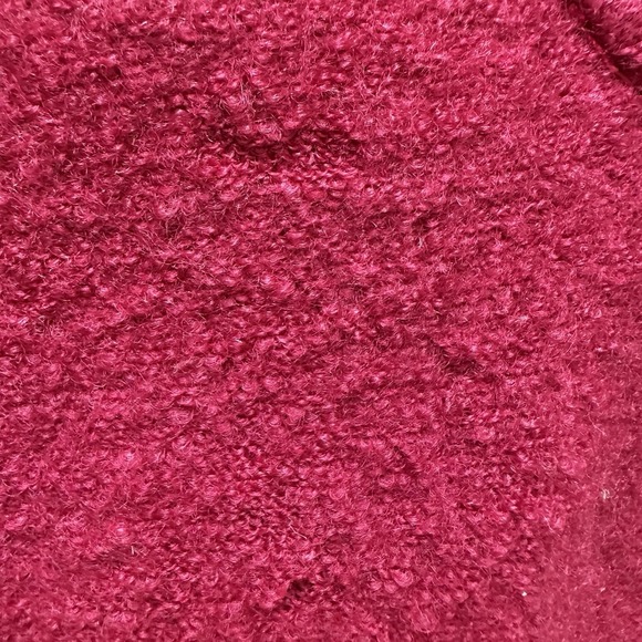 Giesswein Austria Wool Alpaca Sleeveless Hoodie Vest Textured Magenta Pink SMALL - Picture 6 of 10